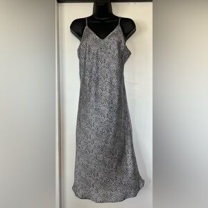 NWT A New Day slip dress mid-length, black / white